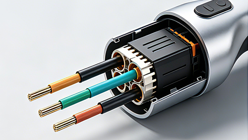 Chicotes internos de alta corrente de DC Fast Charging Guns