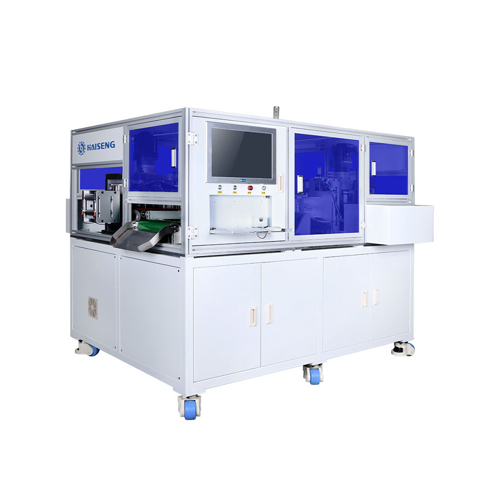 HS-880XZ-400 Totalmente automático fio corte e decapagem máquina (lâmina rotativa)