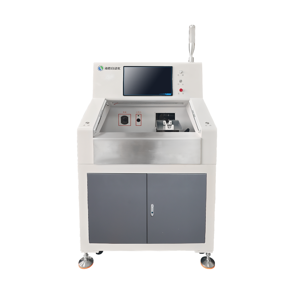 HS-QFS150Y Decapagem automática, corte, lançando e escovando Shield Mesh Machine